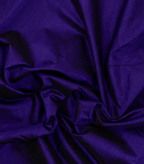 Violet Handloom 9 Yards Silk Cotton Saree With Contrast Border-SC4445