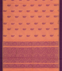 Peach Woven Rasipuram Cotton Saree With Buttas-RA2640