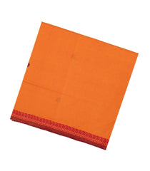 Orange Woven Kadapa Cotton Saree With Buttas & Contrast Border-KN0680
