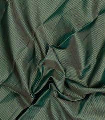Bottle Green Handloom Kanchipuram Silk Saree With Zari Stripes-KA15215