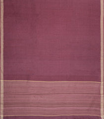 Chesnutt PInk Woven Tussar Saree With Zari Border-TU3342