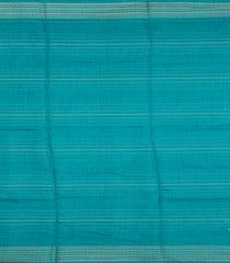 Cyan Printed Synthetic Dola Silk Saree With Zari Stripes-BL5709