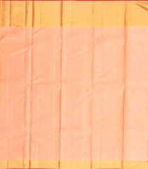 Brown Handloom Korvai Kanchipuram Silk Saree With Floral Zari Buttas-KA12964