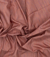 Dusty Peach Handloom Soft Silk Saree With Meena Floral Motifs-SO4570