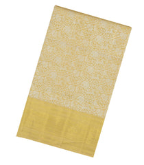 Gold Handloom Tissue Kanchipuram Silk Saree With Vanasingaram Motifs-KA15635