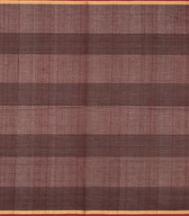 Dark Green Handloom Village Cotton Saree With Buttas-VC1646