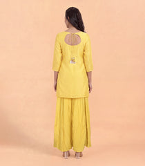 Festive Yellow Sharara Set-RC5644