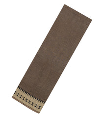 Dark Grey Woven Chirala Cotton Saree With Narayanapet Border-CR1463