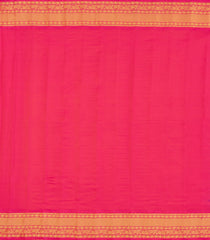 Purple Handloom Gadwal Silk Saree With Buttas & Contrast Border-GA0429