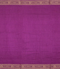 Magenta Printed Synthetic Dola Silk Saree With Zari Stripes & Border-SY0316