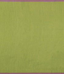 Green Handloom Bengal Cotton Saree With Fish Buttas-BG1597