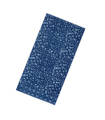 Indigo Printed Jaipur Cotton Saree With Border-JC1838