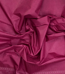 Magenta Woven Tussar Saree With Stripes-TU3355
