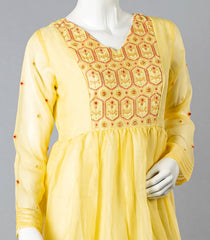 Sunshine Yellow Tier Dress -Yellow