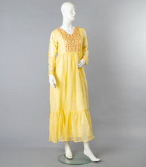 Sunshine Yellow Tier Dress -Yellow