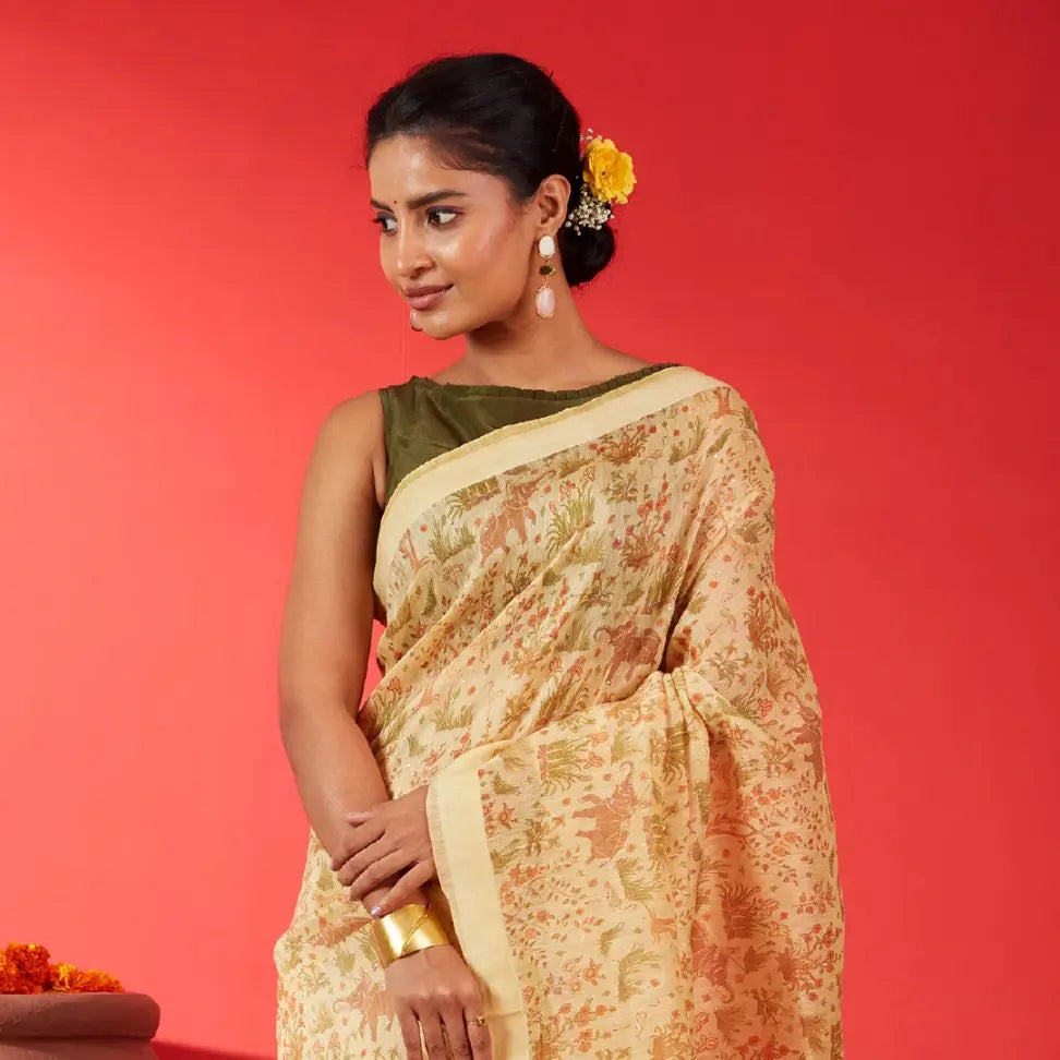 Linen Sarees