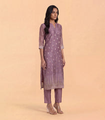 Mauve Pink Chanderi Kurta Set -RC5663