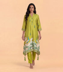 Mint Green Printed Co-Ord Set-CO5021