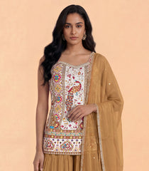 Mustard festive sharara set-RC5637