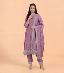 Onion Pink Embroidered Festive Anarkali Set -RC5660
