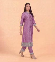Onion Pink Embroidered Festive Anarkali Set -RC5660