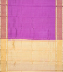 Hot Pink Handloom Chirala Silk Cotton With Checks-Hot Pink