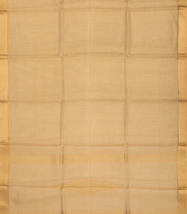 Gold Blended Tussar Tissue Saree With Border-Gold