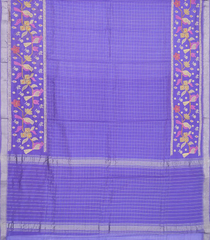 Lavender Handloom Chirala Saree  With Embroidery-Lavander