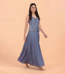 Pastel Lavender Sharara Set-RC5640