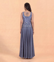 Pastel Lavender Sharara Set-RC5640