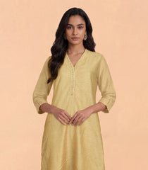 Pastel Yellow Kurta Set-RC5651