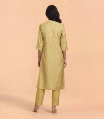 Pastel Yellow Kurta Set-RC5651