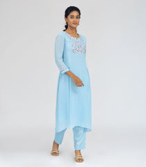 Sky Blue festive Co-Ord set-CO5002