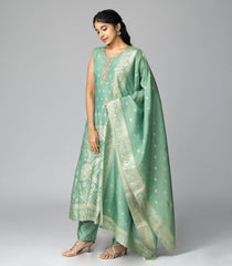 Pastel Green Festive Kurta Set-RC5594