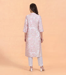 White Floral Printed Kurta Set-RC5672
