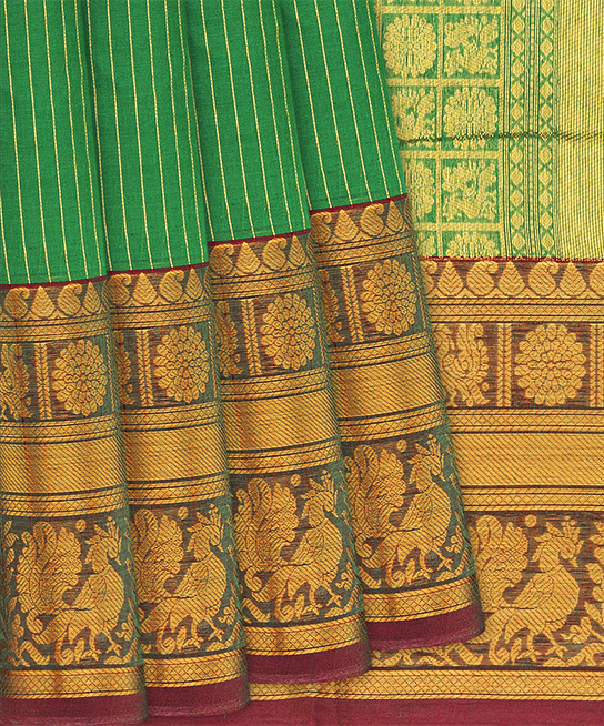 Kanakavalli Kanjivaram Silk Sari 22-040-HS001-03496