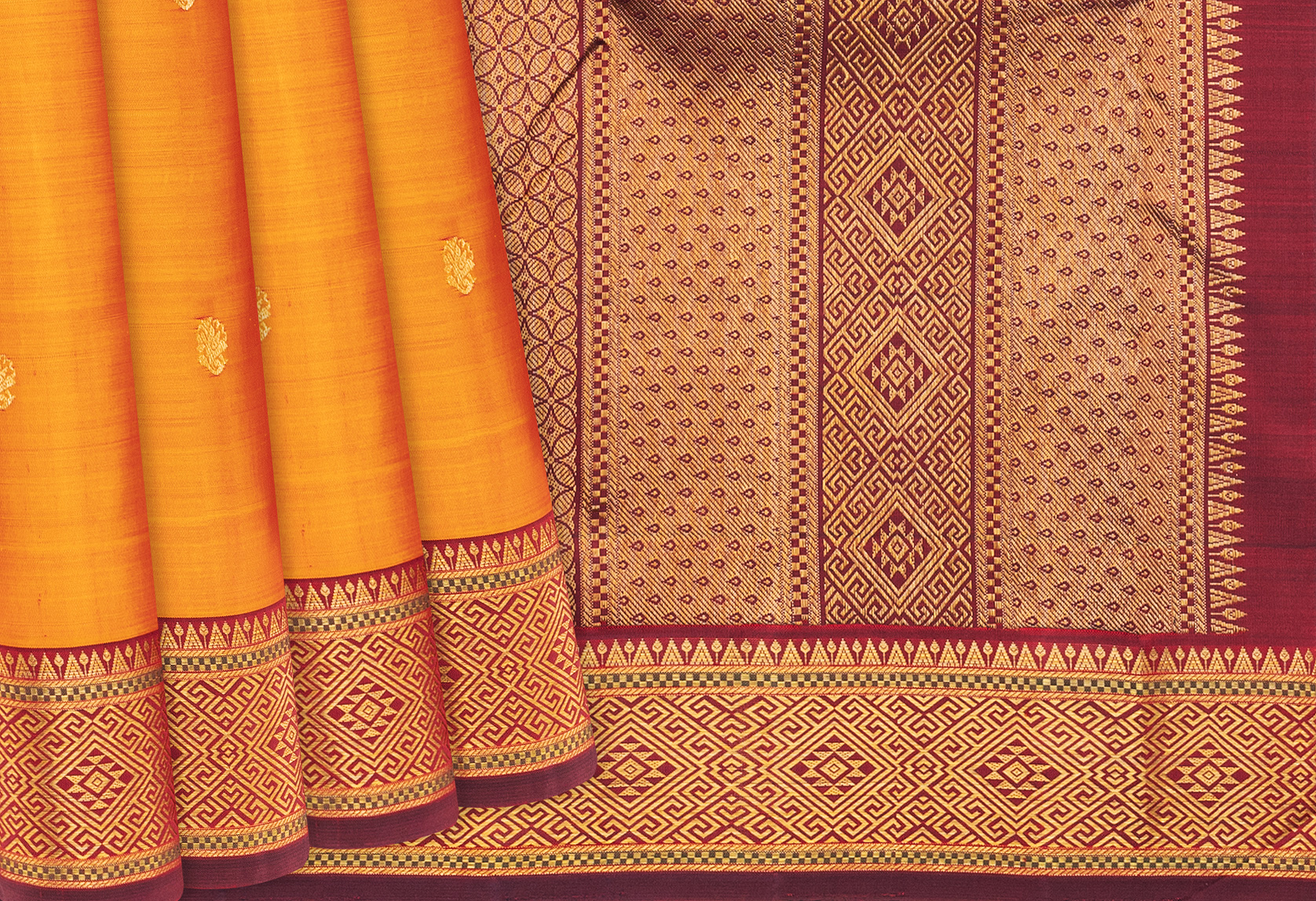 Mango yellow #kanchipuram #silk... - Kanchi Pattu Sarees | Facebook