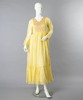 Sunshine Yellow Tier Dress 
