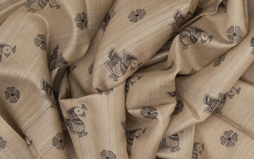 How do you identify and maintain a tussar silk saree